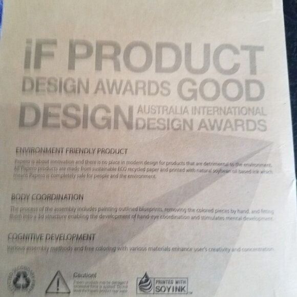 Papero Paper Model # A-04 Space Shuttle 11+ Age - Picture 8 of 8